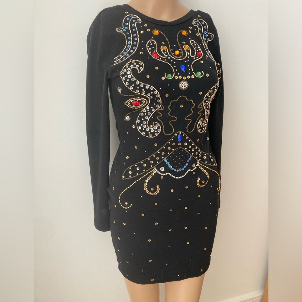 Contempo Black Minidress